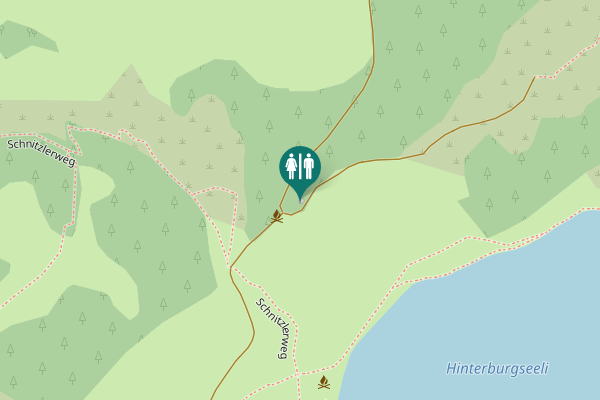 Map showing location of Schnitzlerweg Toilet