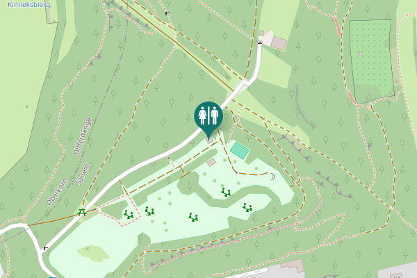 Map showing location of Rue de Hussigny Toilet