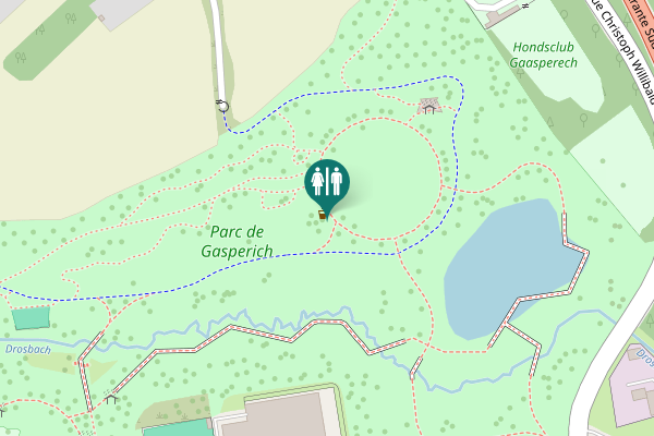 Map showing location of Boulevard de Kockelscheuer 6 Toilet
