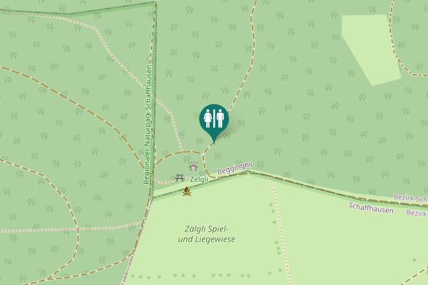 Map showing location of Täuferstig Toilet