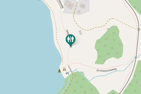 Map showing location of Seepromenade Toilet