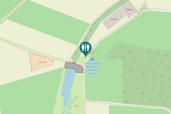Map showing location of Milestii Mici Toilet
