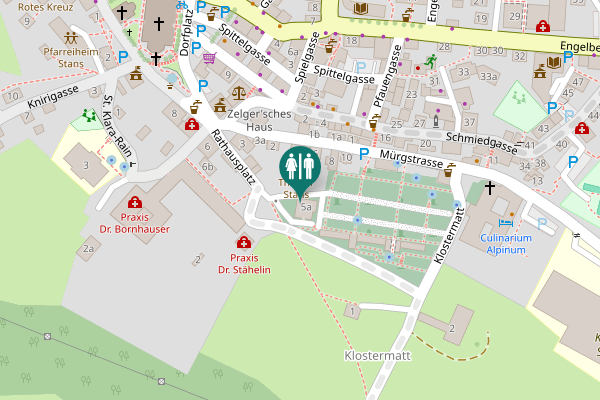 Map showing location of 5a Toilet
