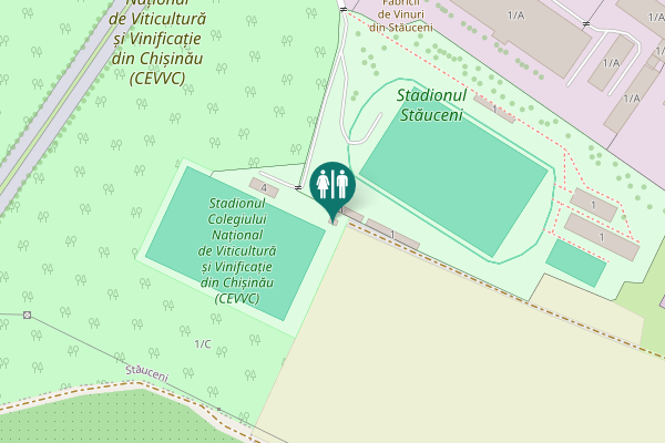 Map showing location of Olimp Street 4 Toilet