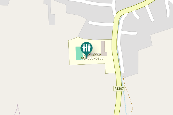 Map showing location of Carev Dvor Toilet