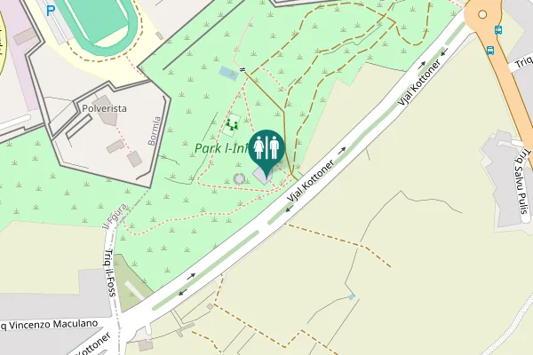 Map showing location of Vjal Kottoner Toilet