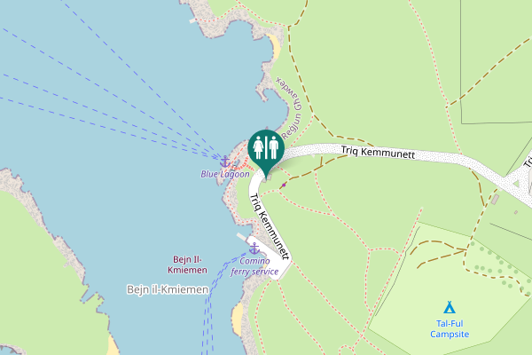 Map showing location of Triq Kemmunett Toilet