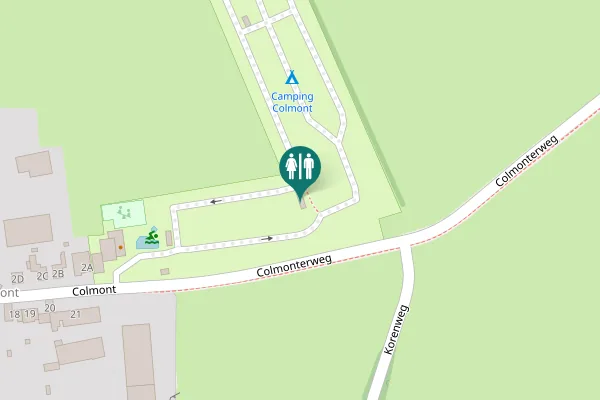 Map showing location of Colmont 2 Toilet