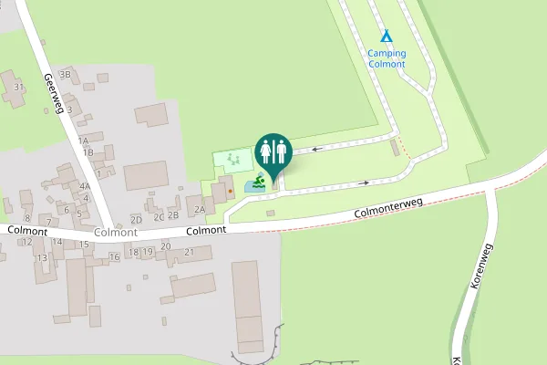 Map showing location of Colmont 2F Toilet