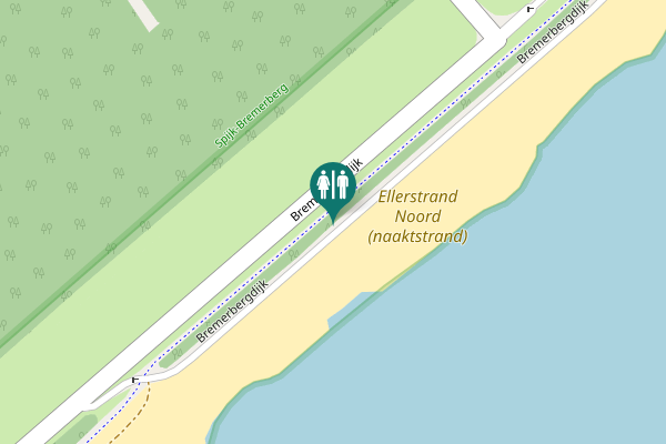 Map showing location of Bremerbergdijk Toilet