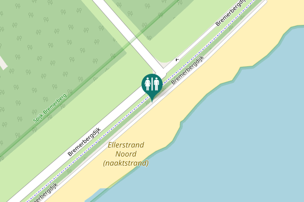Map showing location of Bremerbergdijk Toilet