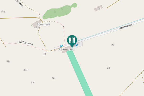 Map showing location of 31 Toilet