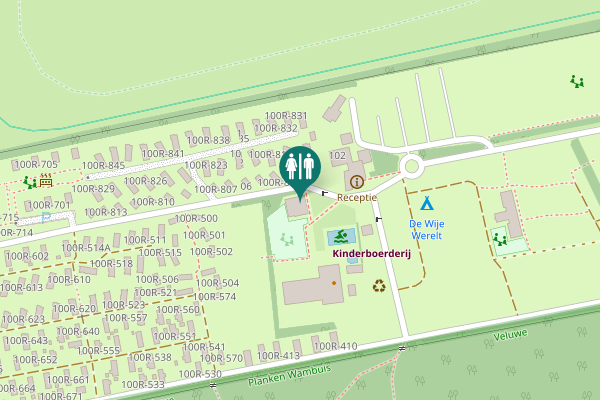 Map showing location of Arnhemseweg 100R-802 Toilet