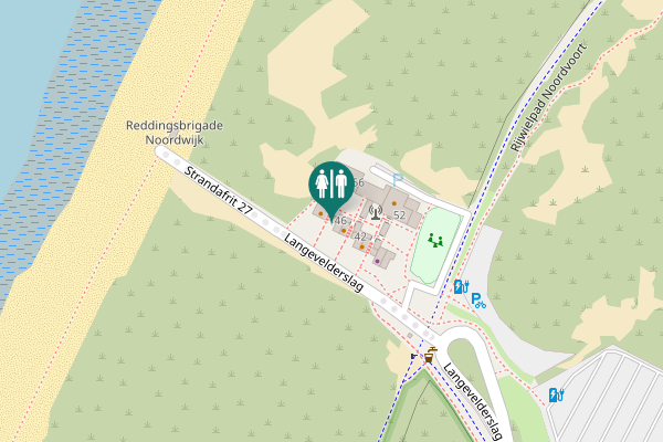 Map showing location of Langevelderslag 46 Toilet