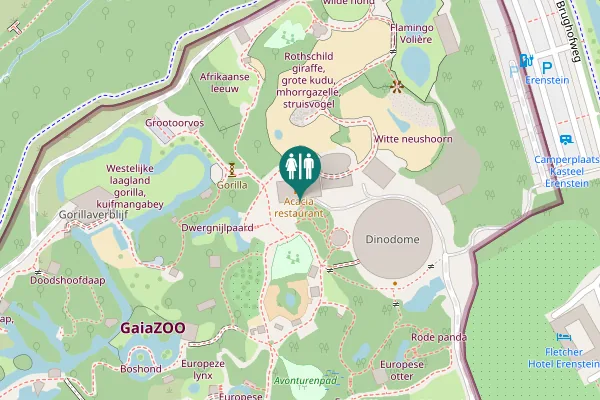 Map showing location of Dentgenbachweg 105 Toilet