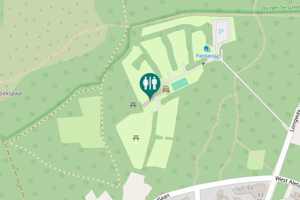 Map showing location of Douwe Totlaan 40 Toilet
