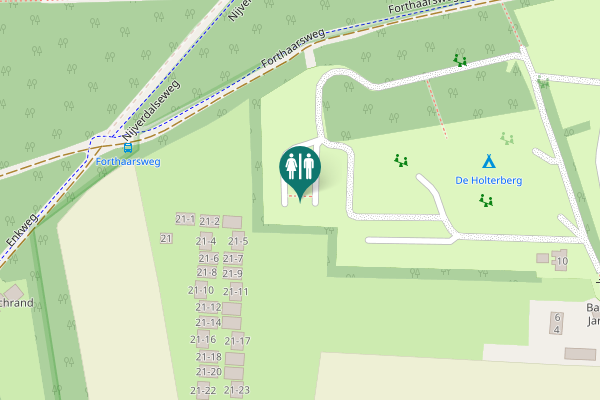 Map showing location of Reebokkenweg 8 Toilet