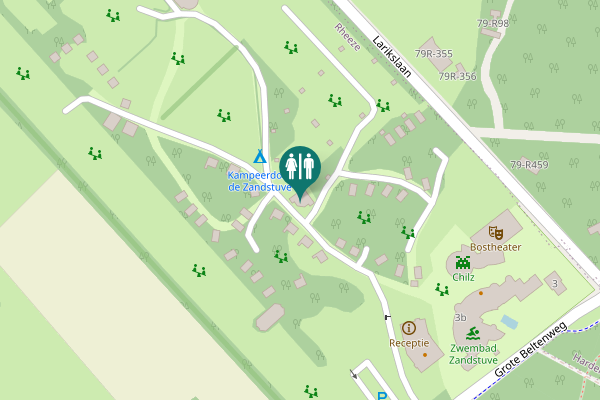 Map showing location of Grote Beltenweg 3 Toilet