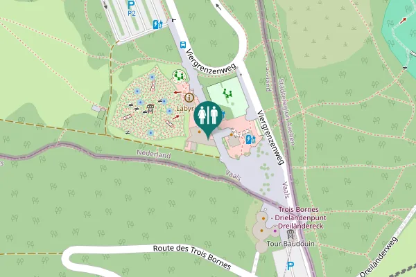 Map showing location of Viergrenzenweg 97 Toilet