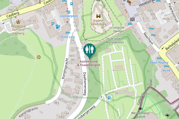 Map showing location of Daalhemerweg 27 Toilet