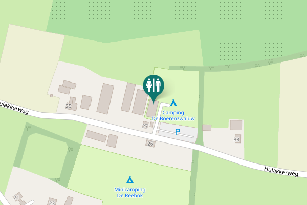 Map showing location of Hulakkerweg 27 Toilet