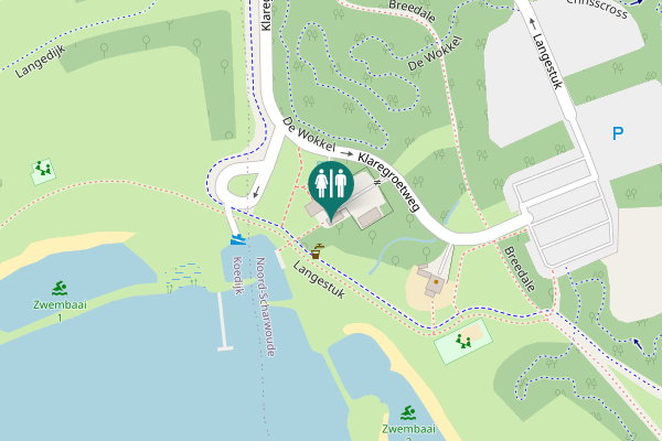 Map showing location of Klaregroetweg 1 Toilet
