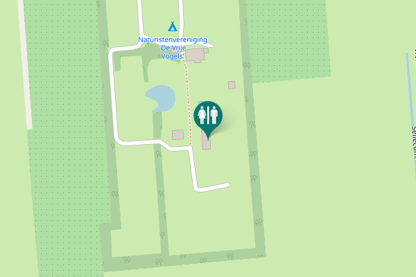 Map showing location of Gouwtje 9a Toilet