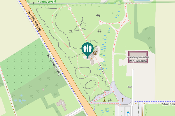Map showing location of van Helomaweg 18 Toilet