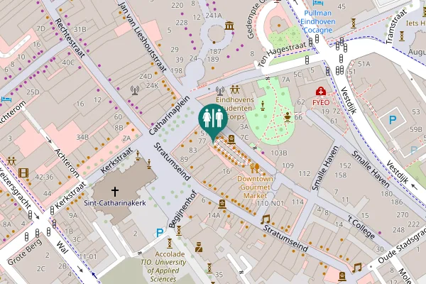 Map showing location of Smalle Haven 84 Toilet