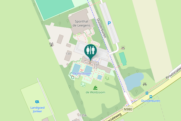 Map showing location of Provincialeweg 137 Toilet