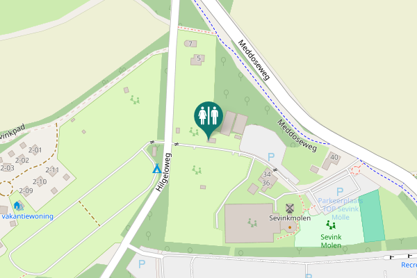 Map showing location of Hilgeloweg 5 Toilet