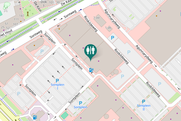 Map showing location of Sontplein 3c Toilet