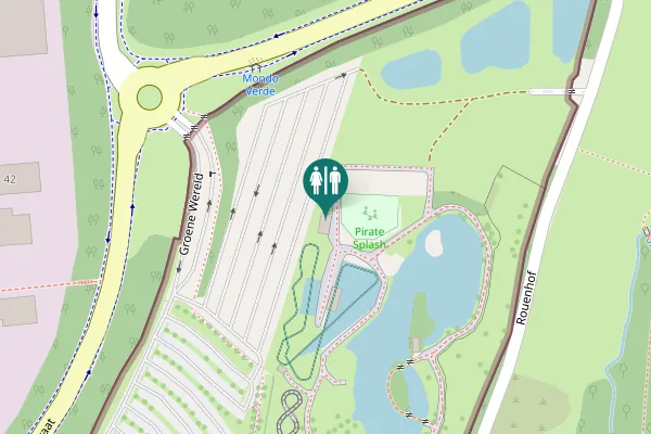 Map showing location of Mensheggerweg Toilet