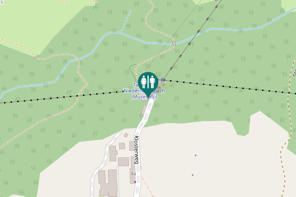 Map showing location of Klosterweg 2 Toilet