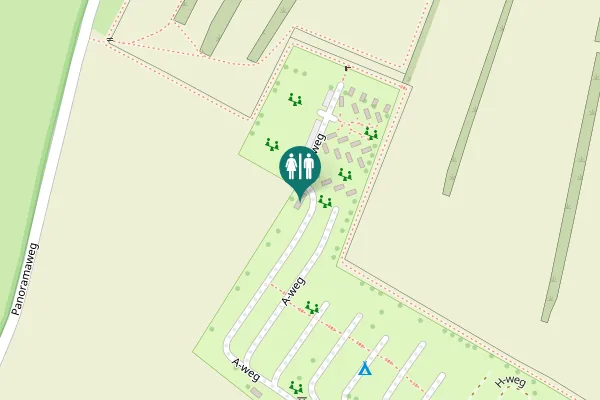 Map showing location of Berghem 1 Toilet