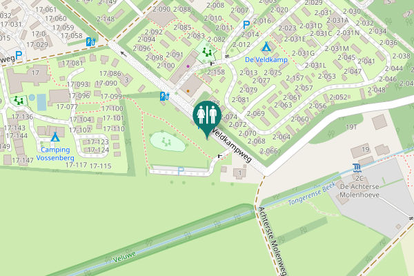 Map showing location of Centrumweg 17 Toilet
