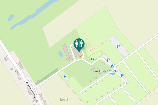 Map showing location of Lageweg 4 Toilet
