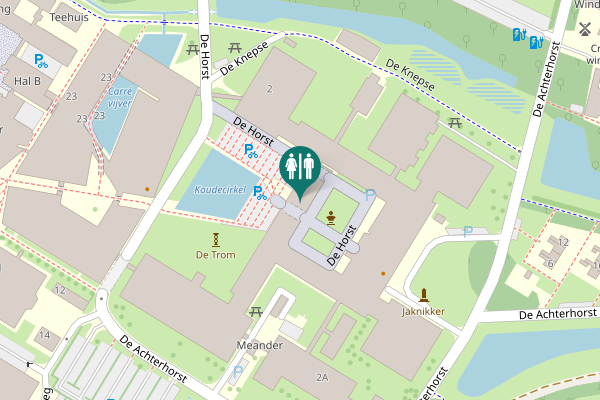 Map showing location of Enschede Toilet