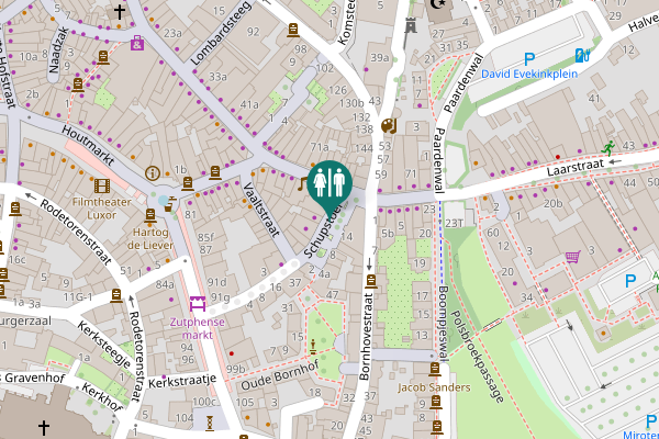 Map showing location of Schupstoel 11 Toilet