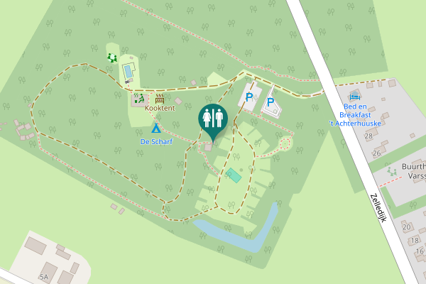 Map showing location of Zelledijk 1 Toilet