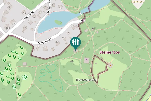 Map showing location of Steinerbos 16 Toilet