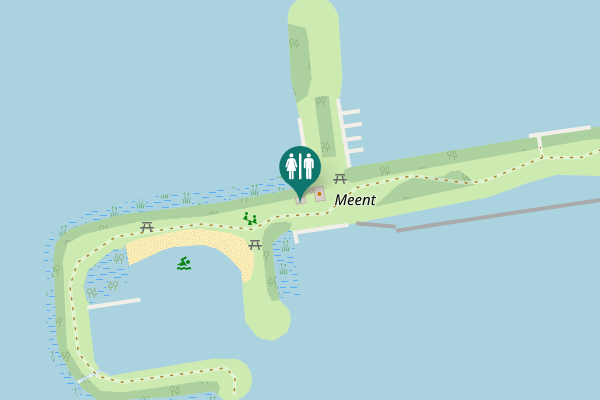 Map showing location of Wijdemeren Toilet