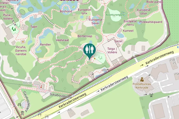 Map showing location of Dentgenbachweg 105 Toilet