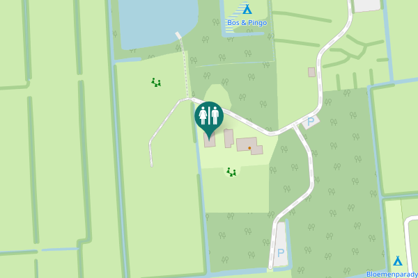 Map showing location of Trekweg 9B Toilet