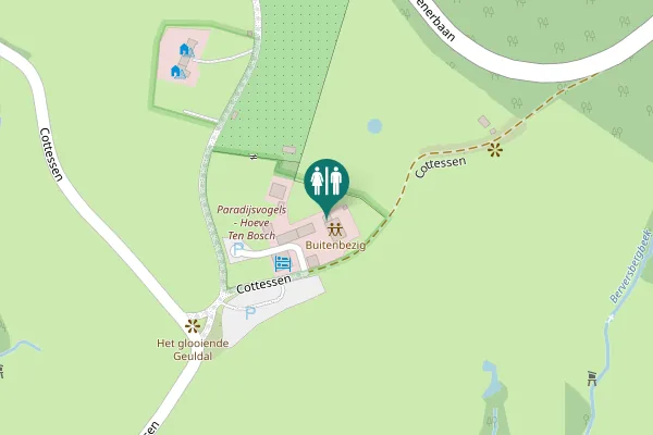 Map showing location of Cottessen 13 Toilet