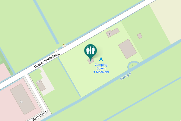 Map showing location of Ooster Boekelweg 4 Toilet