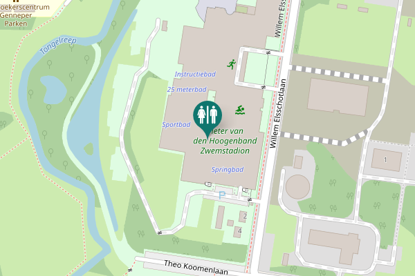 Map showing location of Antoon Coolenlaan 1 Toilet