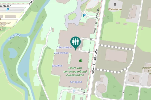 Map showing location of Antoon Coolenlaan 1 Toilet