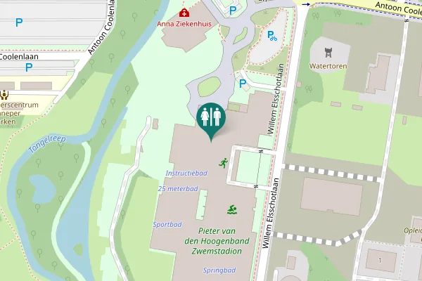 Map showing location of Eindhoven Toilet