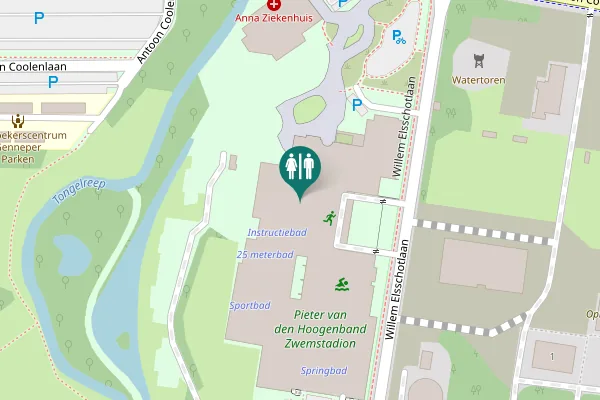 Map showing location of Eindhoven Toilet